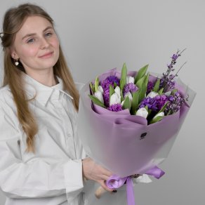 Букет  «Сиреневый туман»